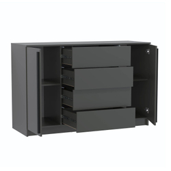 Брандо комод 67.11 ЛДСП Диамант серый