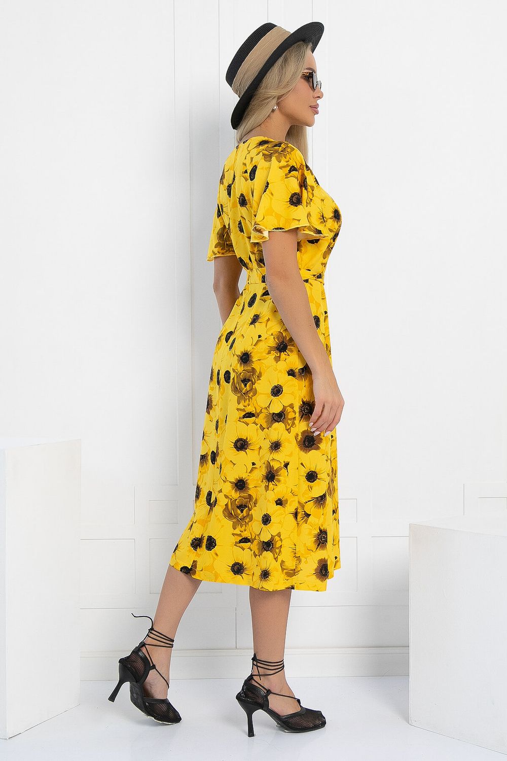 Платье Теплое лето (желтое) П12878-19М LT Collection