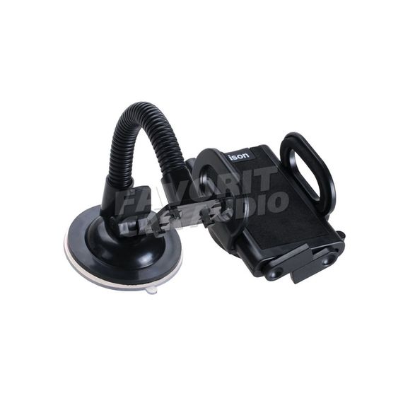 Держатель FaisON FH-111B Flex присоска шарнир черный