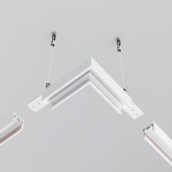 Коннектор угловой накладной низкопрофильный Maytoni Exility TRAM034CL-41W