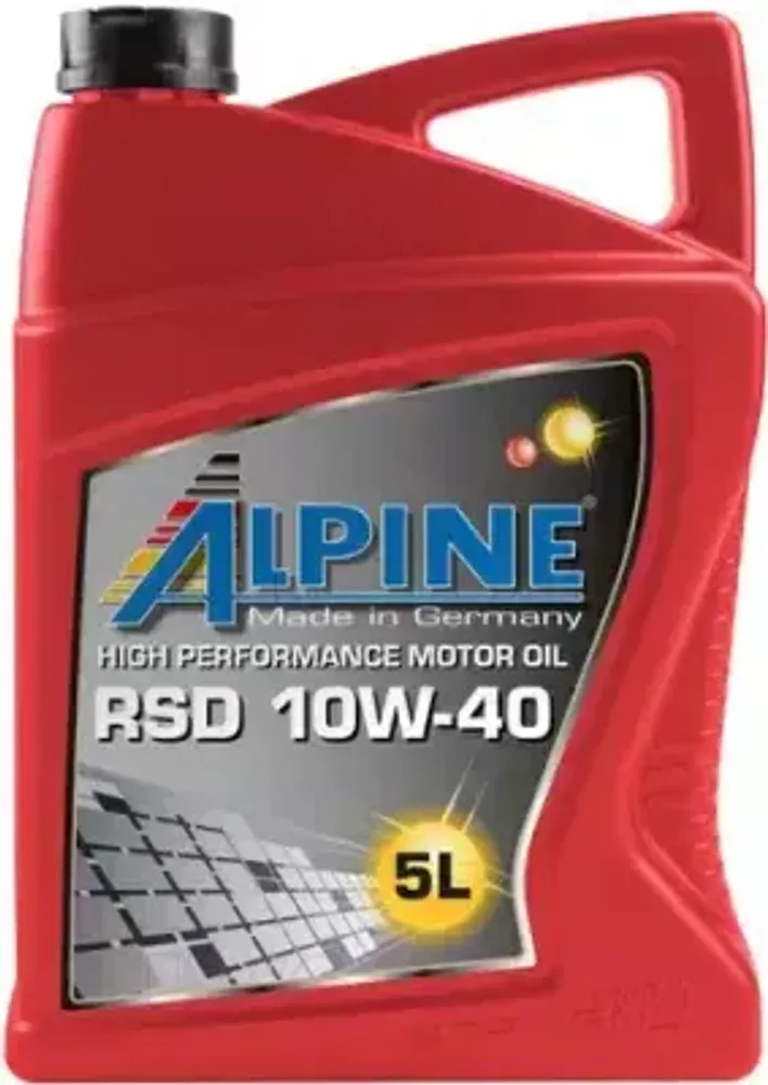 Моторное масло полусинтетическое ALPINE RSD 10W-40 5 л х4 шт