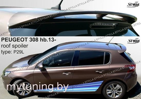 Спойлер для Peugeot 308 II hatchback