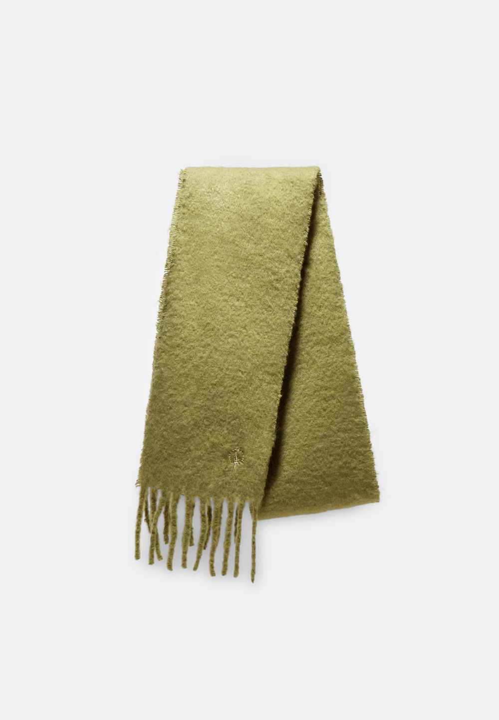 STRADIVARIUS Базовый шарф, оливково-зеленый