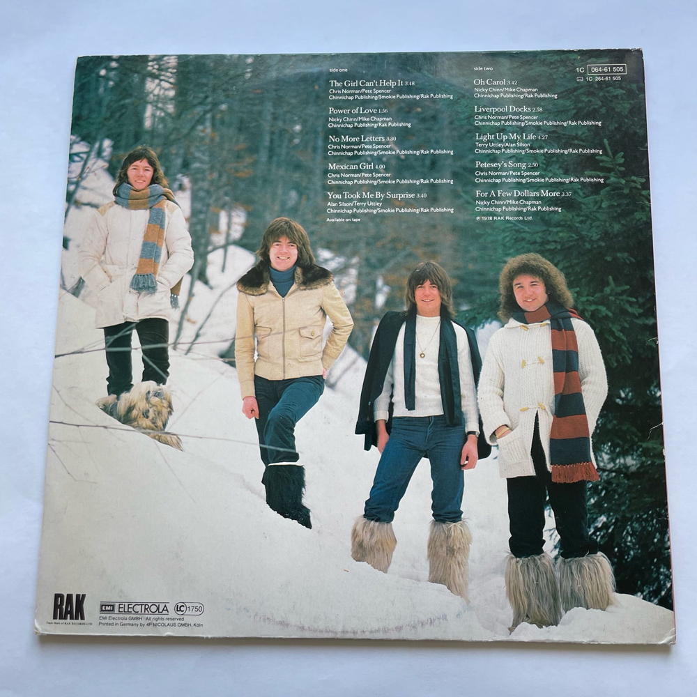 Винтажная виниловая пластинка LP Smokie Смоуки, The Montreux Album (Германия 1978) No More Letters