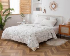 Одеяло Аселия (зел) микроволокно в сатине всесезонное