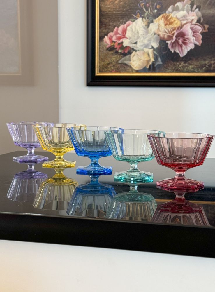 Креманка Moser Thomas с гравировкой Aquamarine, 360 мл