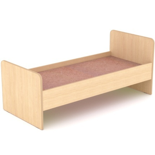 Кровать детская одноместная, 1432*632*600, древесный цвет - бук, клен