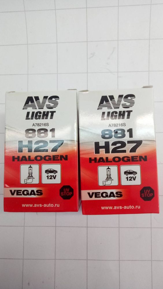 Лампа AVS Vegas H27/880 (27) 12V