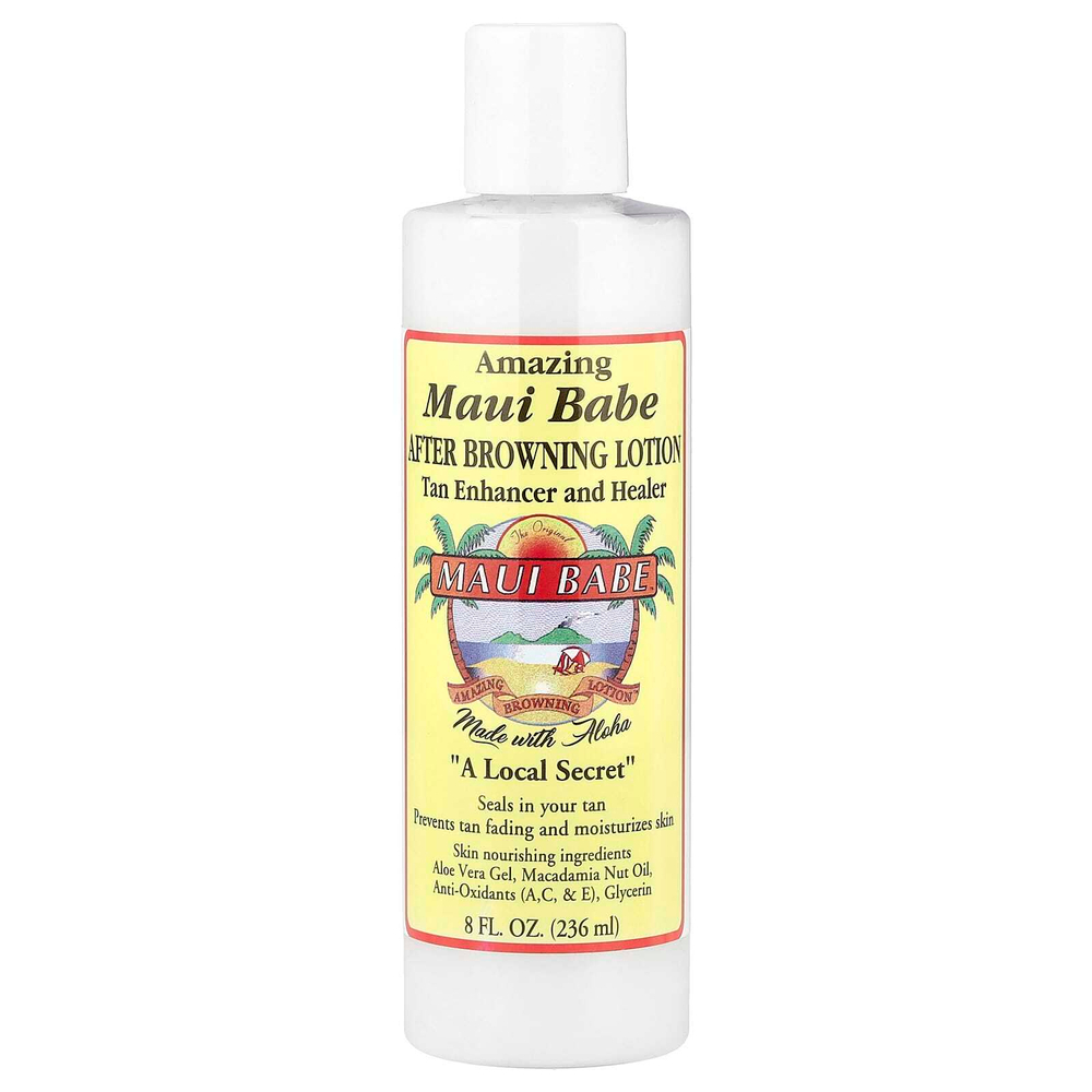 Maui Babe, After Browning Lotion, лосьон после загара для улучшения цвета загара и ухода за кожей, 236 мл