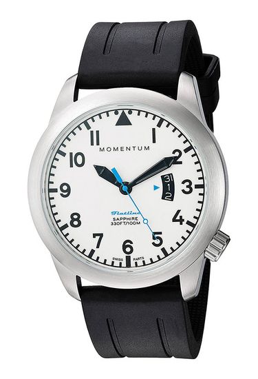 Канадские часы Momentum FLATLINE FIELD White  1M-SP18LS1B