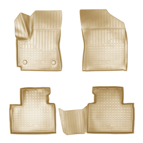 Ковры в салон Norplast/Unidec для FAW Besturn X40 (2016-)Полиуретан,Бежевый, арт.NPA11-C205-051-B