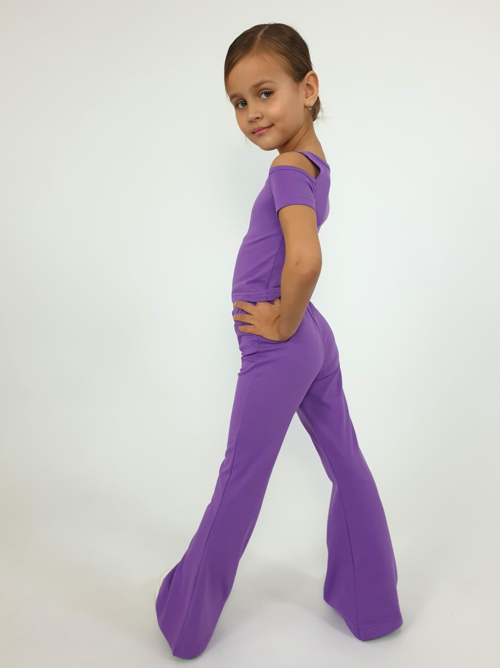 02-165-2 Комплект для девочки (фуфайка+брюки)