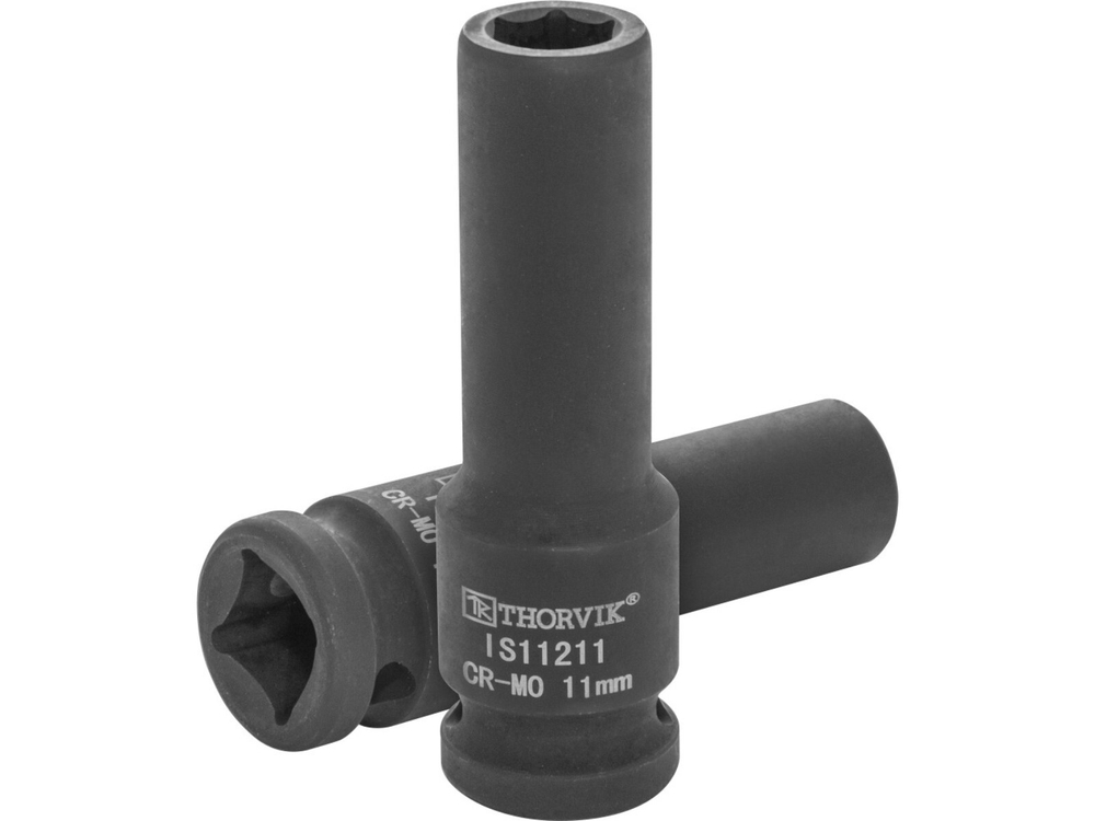 IS11211 Головка торцевая ударная глубокая 1/2"DR, 11 мм