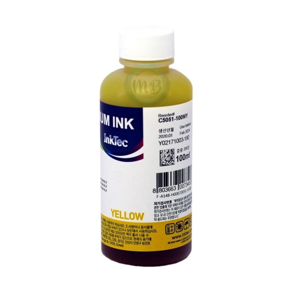 Чернила для CANON CLI-451/551Y (100мл,yellow) C5051-100MY InkTec