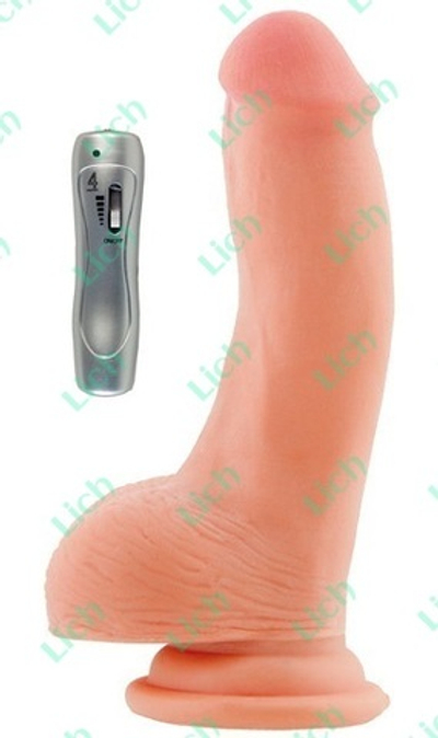 Вибратор-реалистик на присоске, 15 см