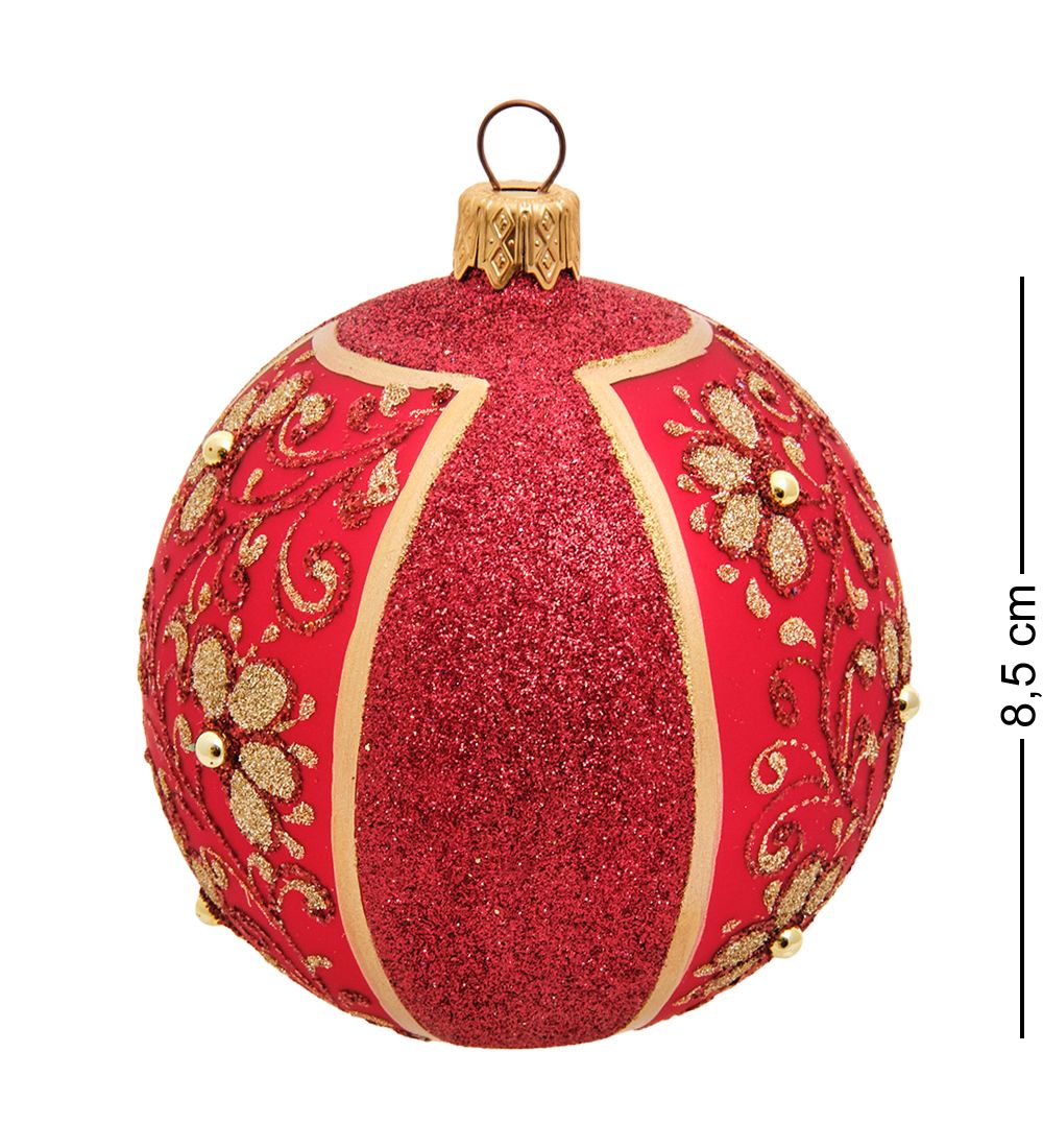 Элита НФШ-1552 Ел.украшение Шар «Русская красавица» 85 мм