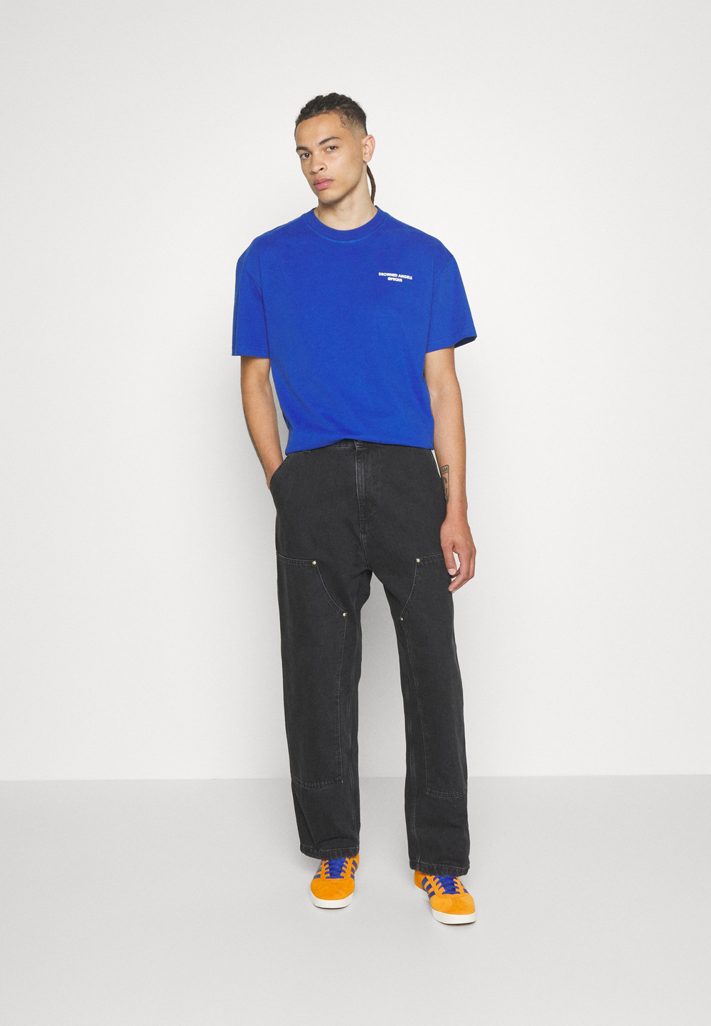 Carhartt WIP NASH PANT SMITH - Джинсы свободного покроя - Чёрный