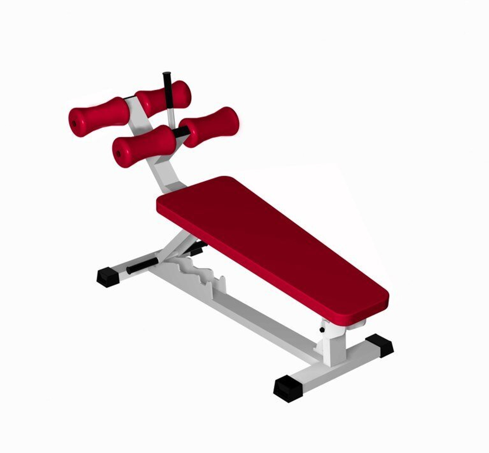 Скамья для пресса регулируемая Черный