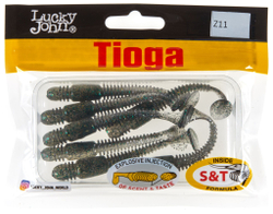 Мягкая съедобная приманка LJ Pro Series Tioga 2.9 in (74 мм), цвет Z11, 7 шт