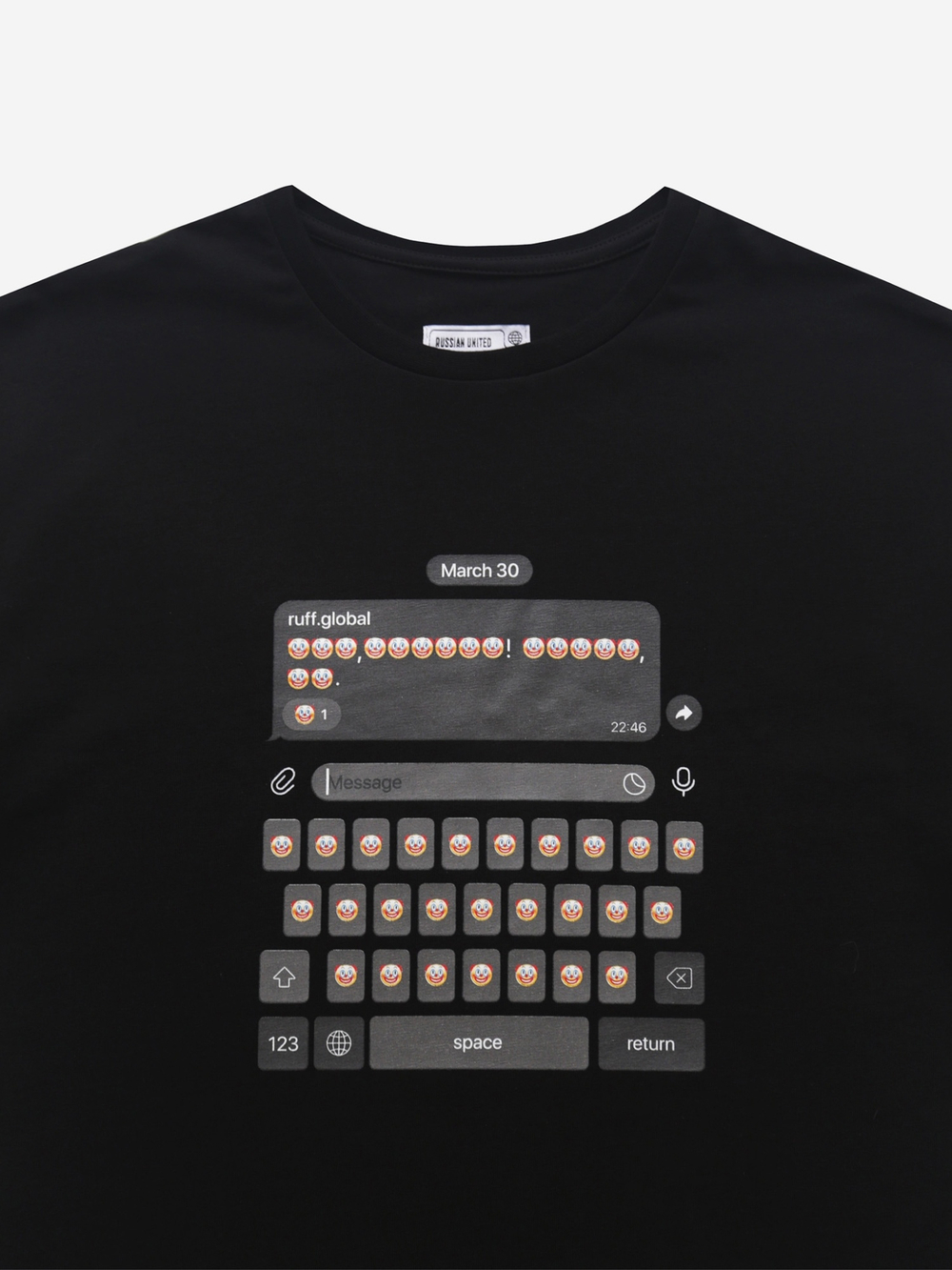 Футболка RUFF "Keyboard" Черный