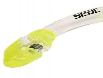 Трубка Seac Tribe Dry прозрачный/желтый