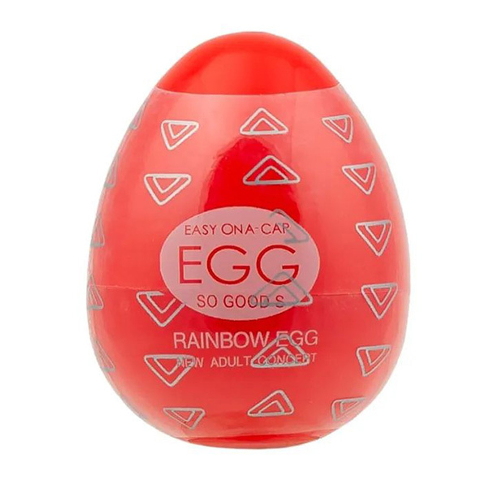 Мастурбатор-яйцо OYO Rainbow Red