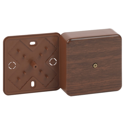 Распаячная коробка ЭРА BS-O-50-50-20 для кабель-канала дуб 50х50х20мм IP40