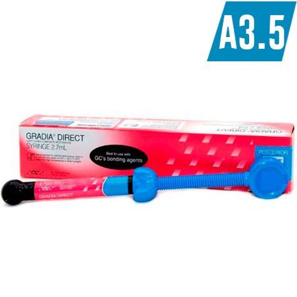 Gradia Direct (Syringe) POSTERIOR P-A3,5 - светоотверждаемый реставрационный гибридный композит, 4,7 г