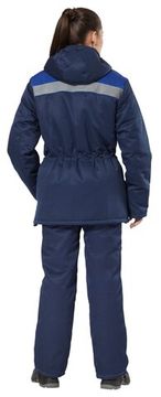 Куртка зимняя женская "Бригада" (синий/василек)