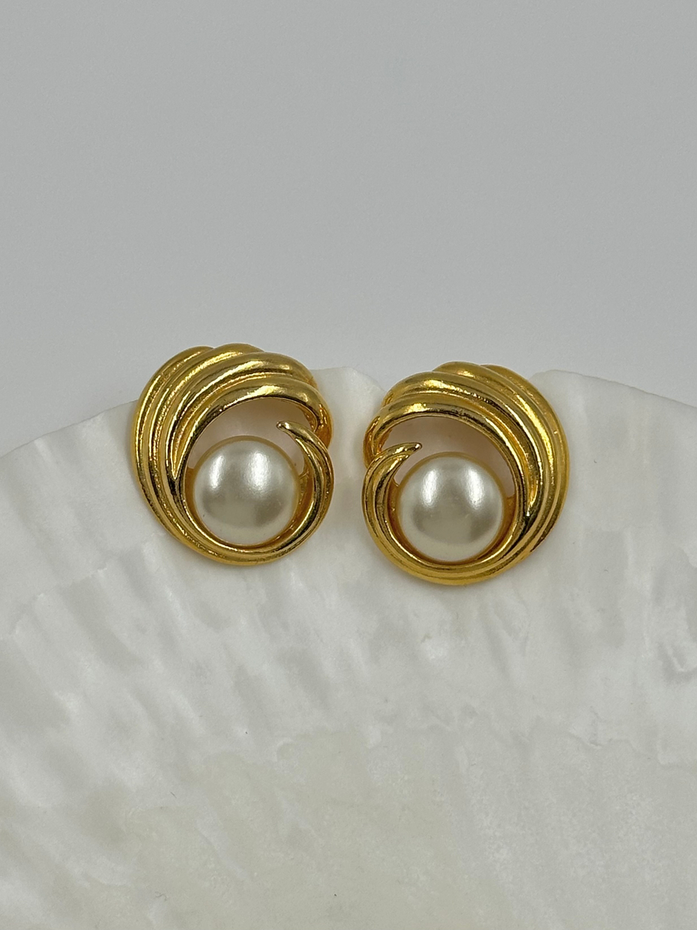 Серьги с «жемчугом»