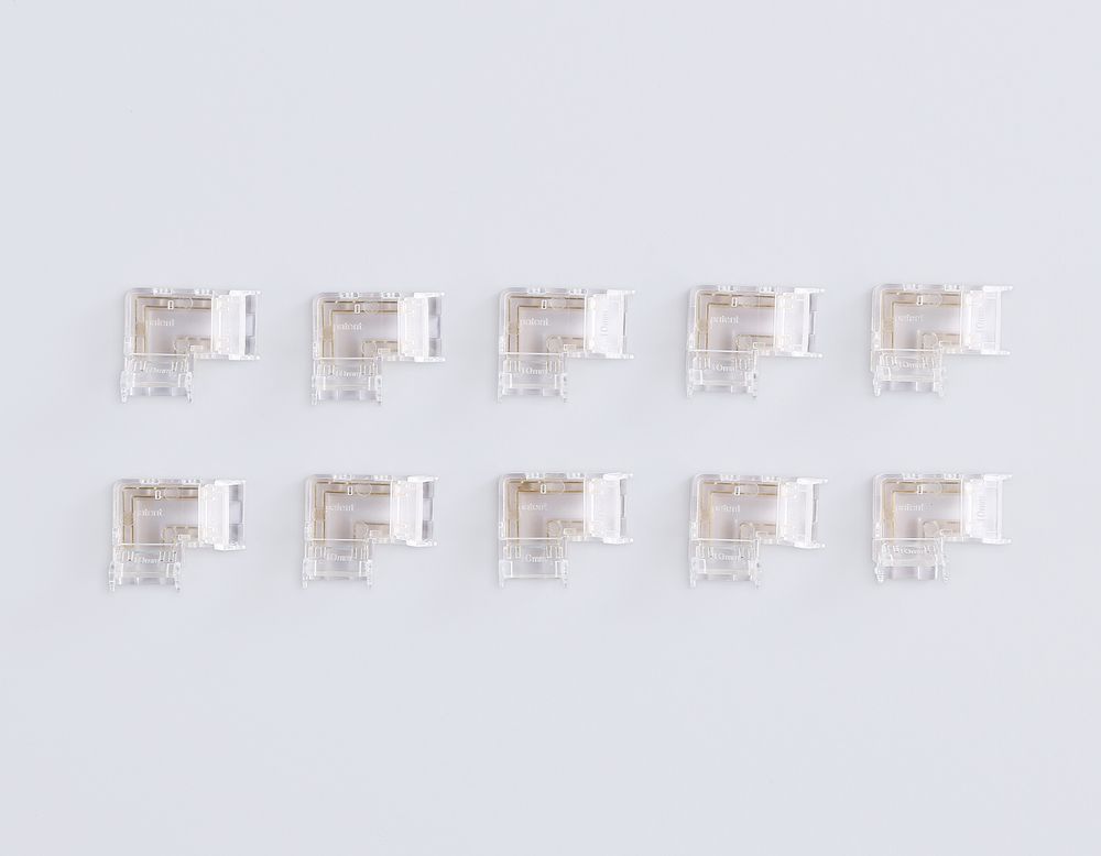 Ambrella Соединитель угловой COB RGB 12/24V для лент 10mm GS6891 (4 конт.) (10шт. в комплекте) LED Strip 24V GS6891