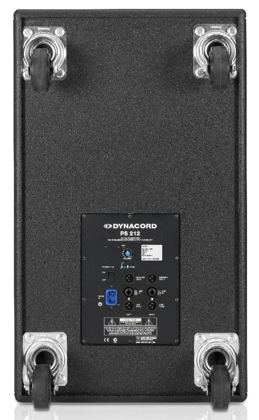Dynacord PowerSub 212 активный сабвуфер, 2x 12', 400 Вт RMS / 800 Вт (пик), 40Гц-130Гц, максимальный SPL - 127 дБ, цвет черный