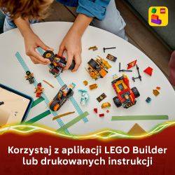 Конструктор LEGO Ninjago 71864 Многофункциональные машины Кая и Коула — фото 7