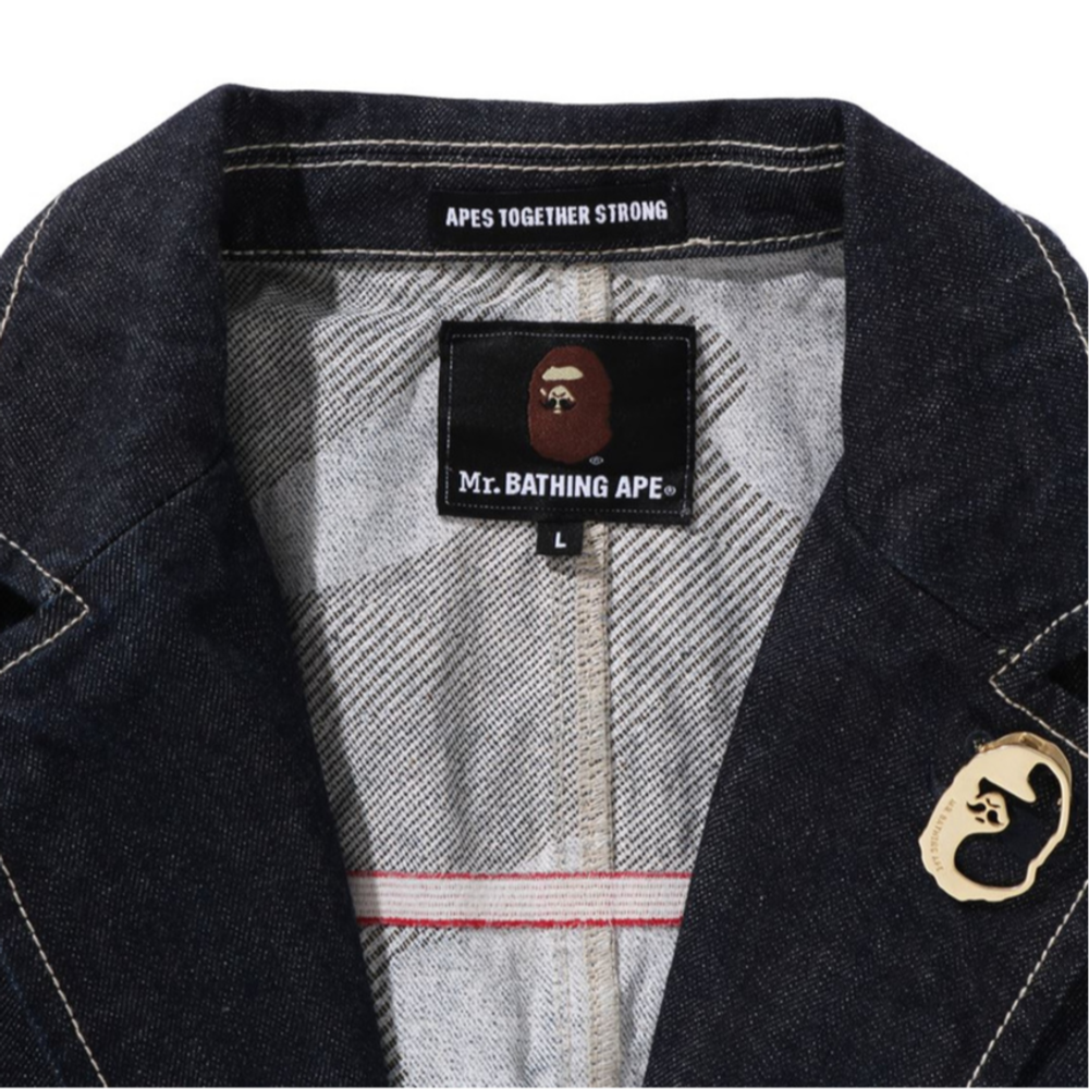 A Bathing Ape Bathing Ape Denim Куртка
