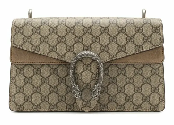 Сумка Gucci Dionysus GG Supreme MINI бежевый