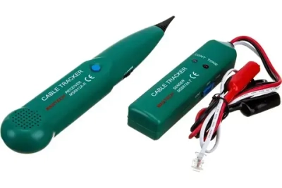 Тестер кабельный трассоискатель для прозвонки скрытой проводки и кабелей индуктивным сигналом 1,5 kHz/100Hz-300kHz