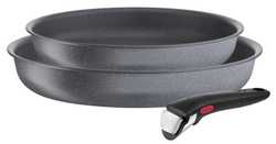 Набор посуды со съемной ручкой Tefal Ingenio Natural Force 3 предмета 22/26 см L3969202 + протекторы