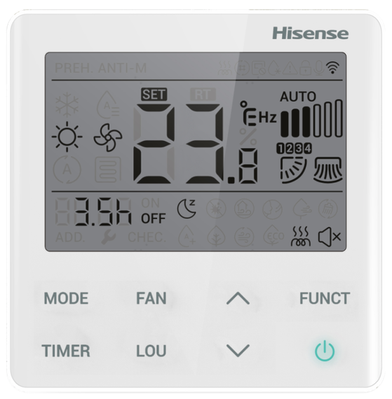 Инверторная сплит-система канального типа Hisense HEAVY EU DC INVERTER R32 AUD-60UX4REH8/AUW-60U6RW8 (комплект)