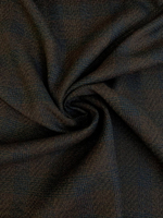 Костюмная хлопок принт клетка, коричн/красн, NB#332