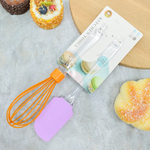 Набор кухонных принадлежностей силиконовый: лопатка+венчик, 24.3*4.9см/25*5см, NNATA200