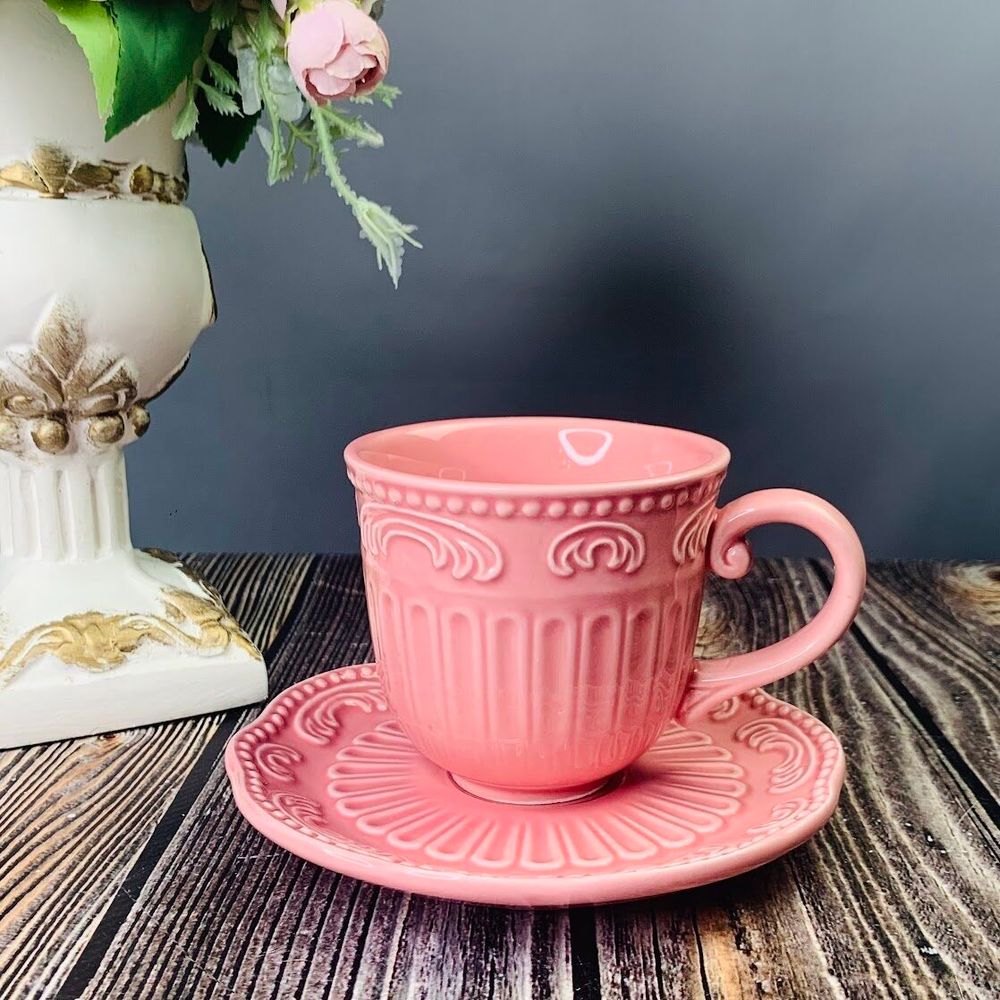 Lenardi 110476 Чашка с блюдцем 250 мл БАВАРИЯ в под.уп.(х36)Керамика