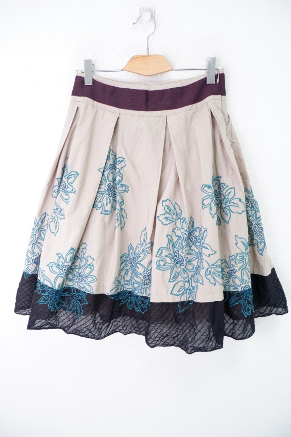 Юбка комбинированная 44 размер