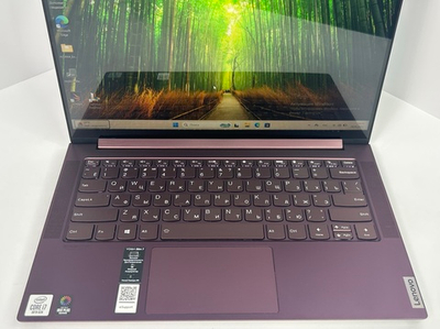 Ноутбук Lenovo Yoga Slim 7i 14IIL05 (82A10085RU) 14"/Intel Core i7-1065G7/RAM 16GB/SSD 512GB/Intel Iris Plus Graphics/1920*1080/IPS/Windows 11/Подсветка кл-ры: LED/Орхидея. Состояние: C1