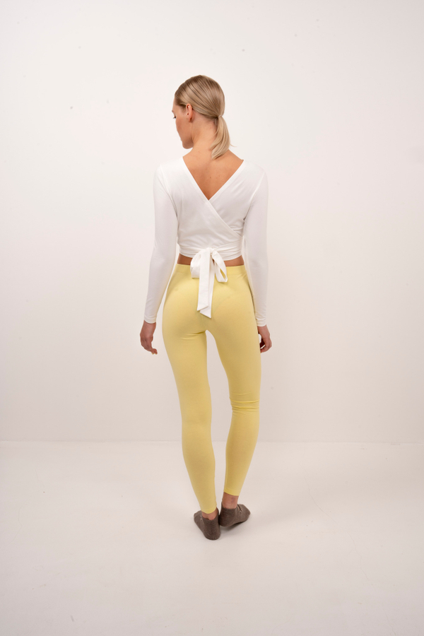 Базовые леггинсы из хлопкового трикотажа | Последние размеры