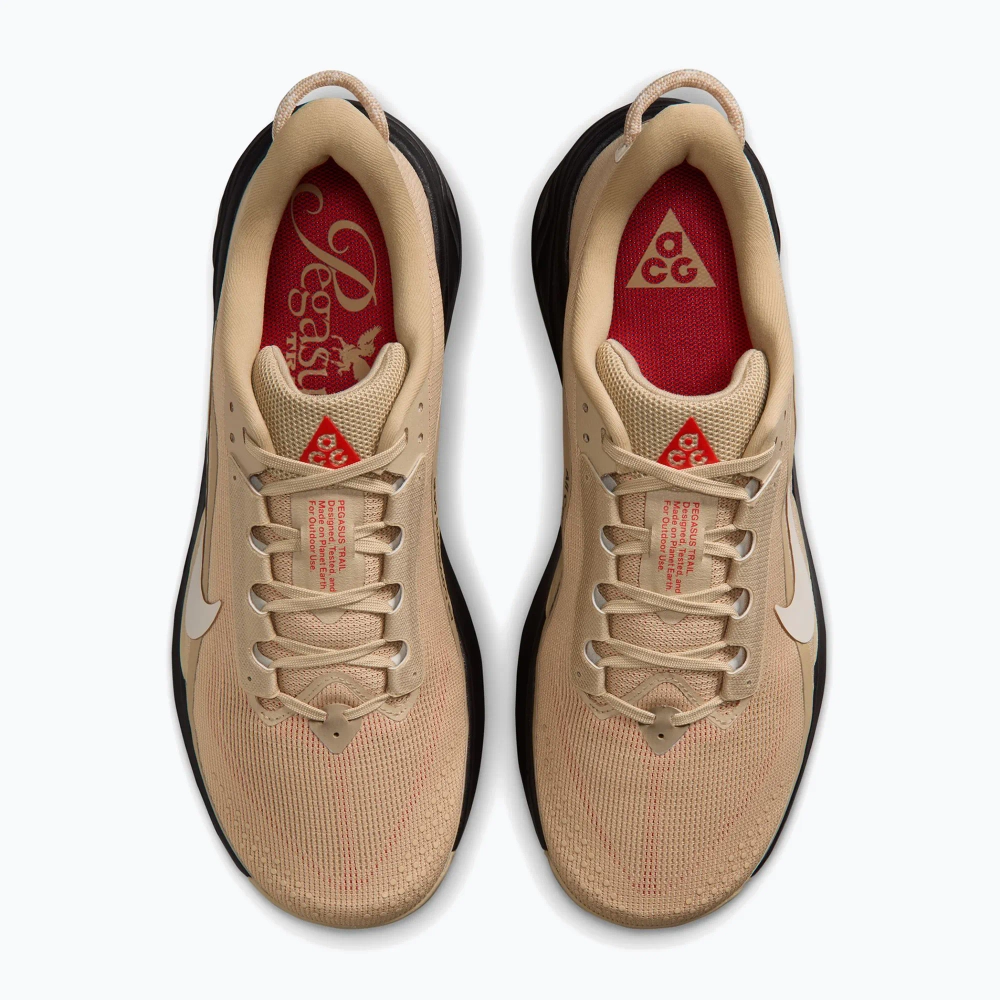 Кроссовки для бега Nike ACG Pegasus Trail linen/black/light crimson/light orewood brown