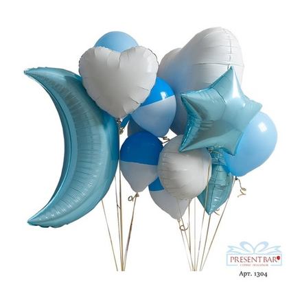 Воздушный сет на выписку мальчика