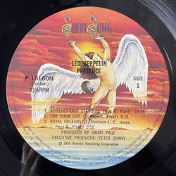 Винтажная виниловая пластинка LP Led Zeppelin Presence (Japan 1976) (No Obi) Candy Store Rock