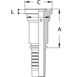 Фитинг DN 20 SFL 3/4 38.1