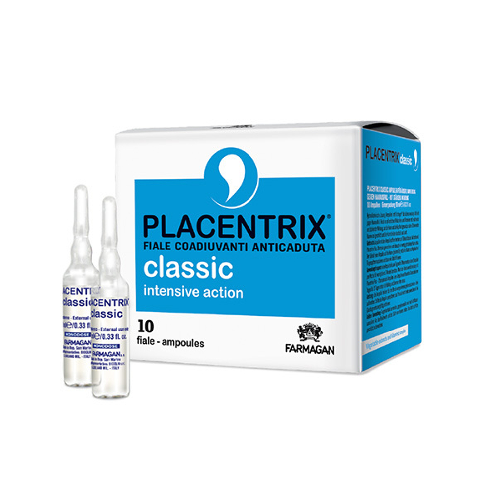 Лосьон против выпадения интенсивного действия в ампулах Farmagan Placentrix Classic Intensive Action Lotion 10x10мл