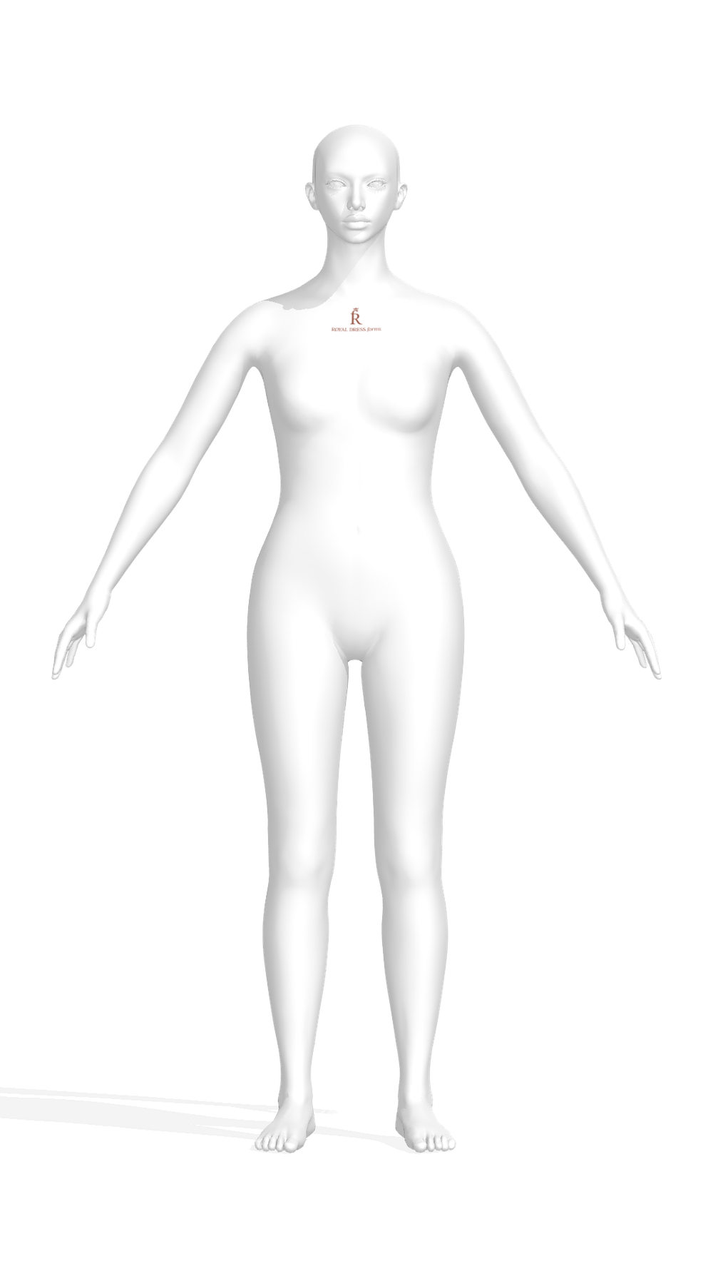 3D аватар манекена Моника